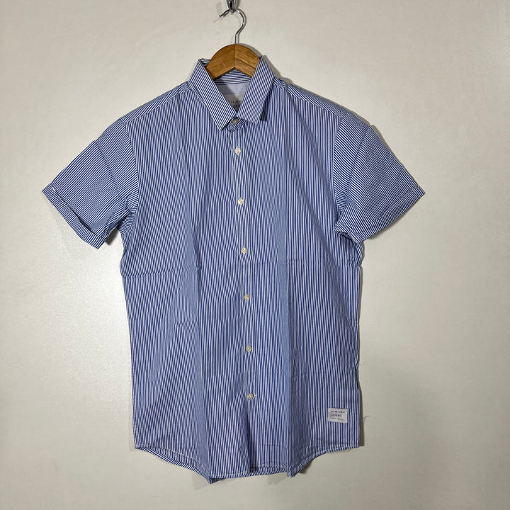 JACK &JONES FORMAL HALF SLEEVES COTTON SHIRT
