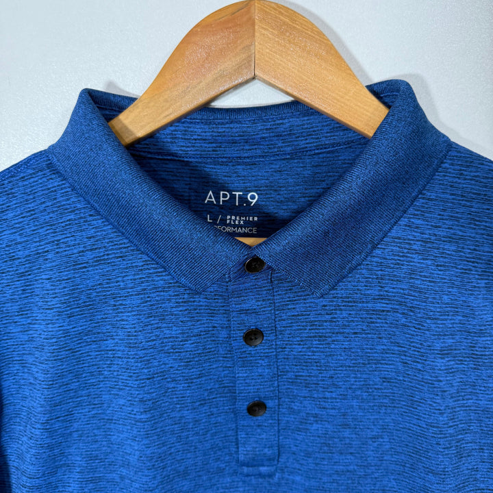 APT.9 PERFORMANCE SPORT POLO TSHIRT