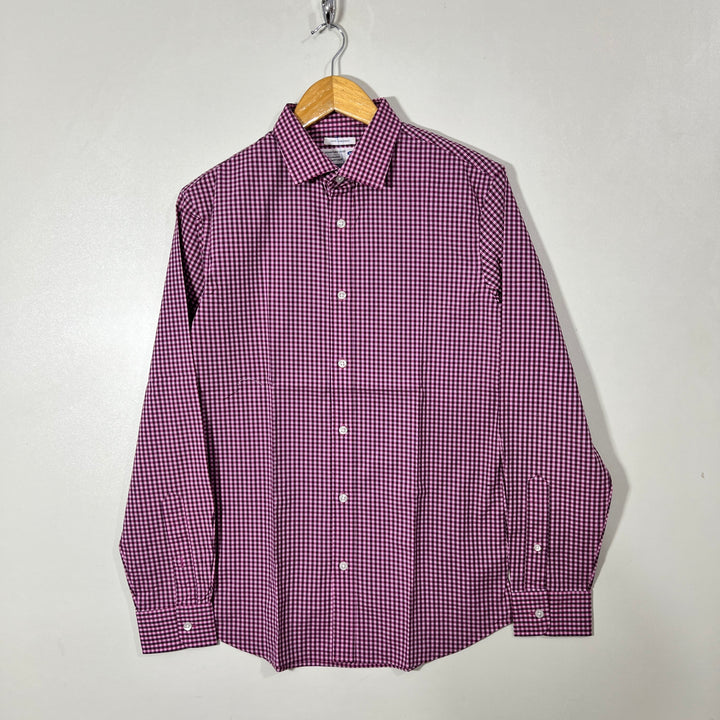 OLD NAVY SLIM FIT CHECKERED SHIRT