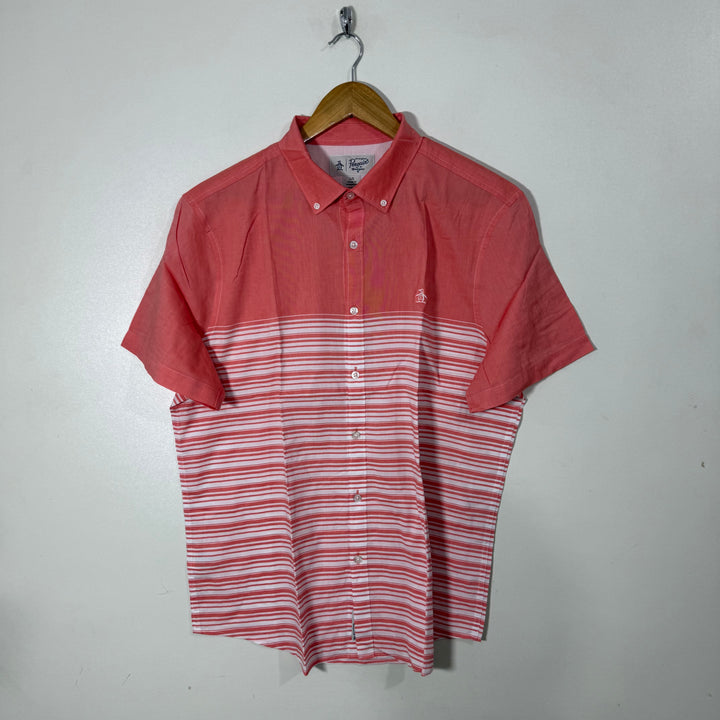 PENGUIN BUTTON DOWN HALF SLEEVES SHIRT