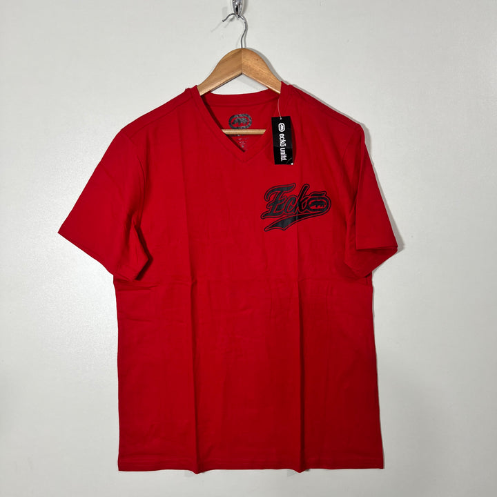 ECKO UNLTD V NECK COTTON TSHIRT