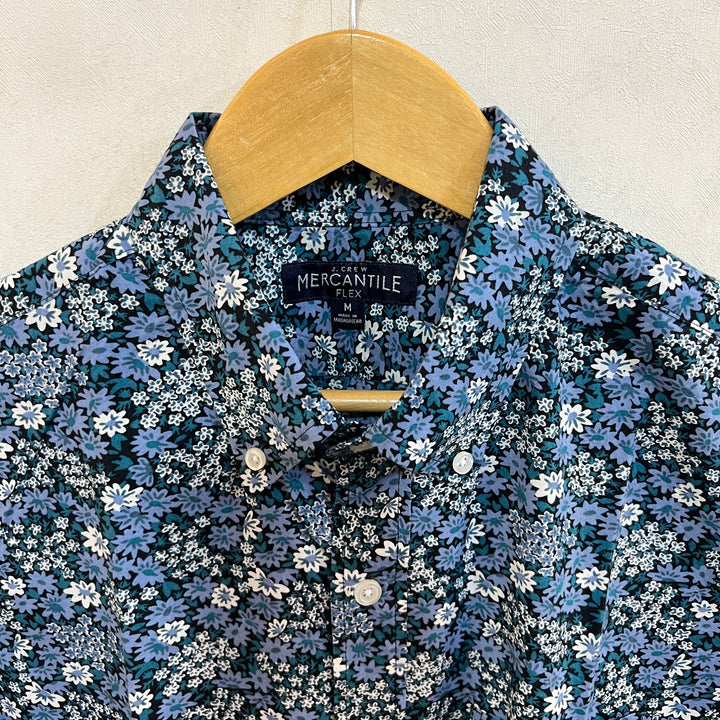 J.CREW MERCANTILE FLEX BUTTON DOWN PRINTED CASUAL COTTON SHIRT