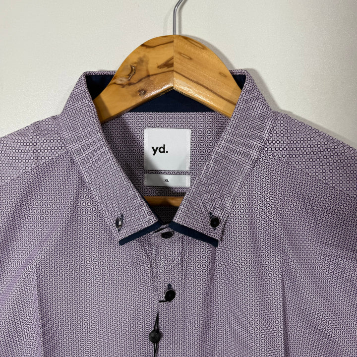 YD BUTTON DOWN HALF SLEEVES SHIRT BRAND NEW WITH STRETCH