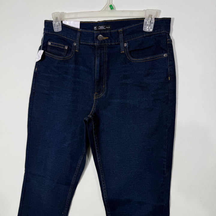 MEMBERS MARK STRAIGHT FIT DENIM PANT BRA NEW WITH STRETCH
