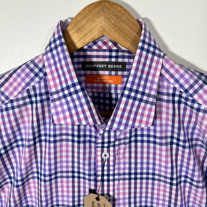 GEOFFREY BEENE SLIM FIT SEMI FORMAL SHIRT