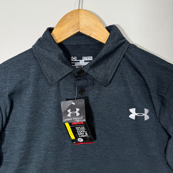 UNDER ARMOUR HEATGEAR SPORT POLO TSHIRT BRAND NEW GREY COLOUR