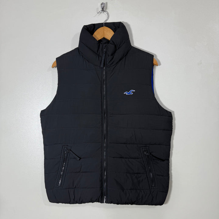 HOLLISTER SLEEVES LESS PUFFER JACKET
