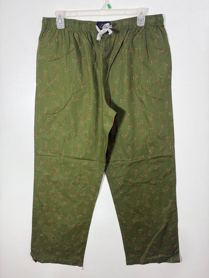 GREG NORMAN PRINTED COTTON TROUSER