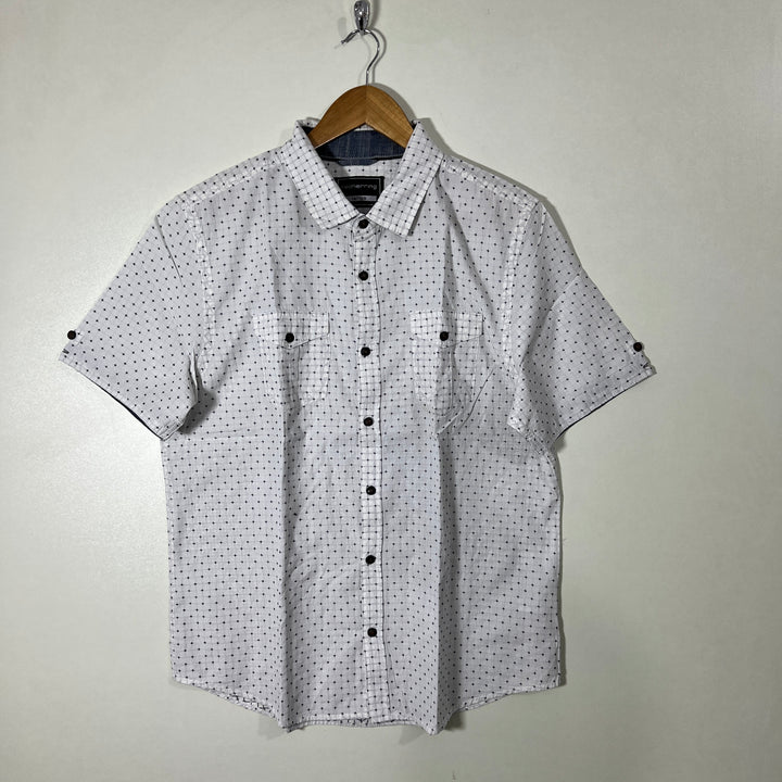 RED HERRING DOUBLE POCKETS HALF SLEEVES SHIRT