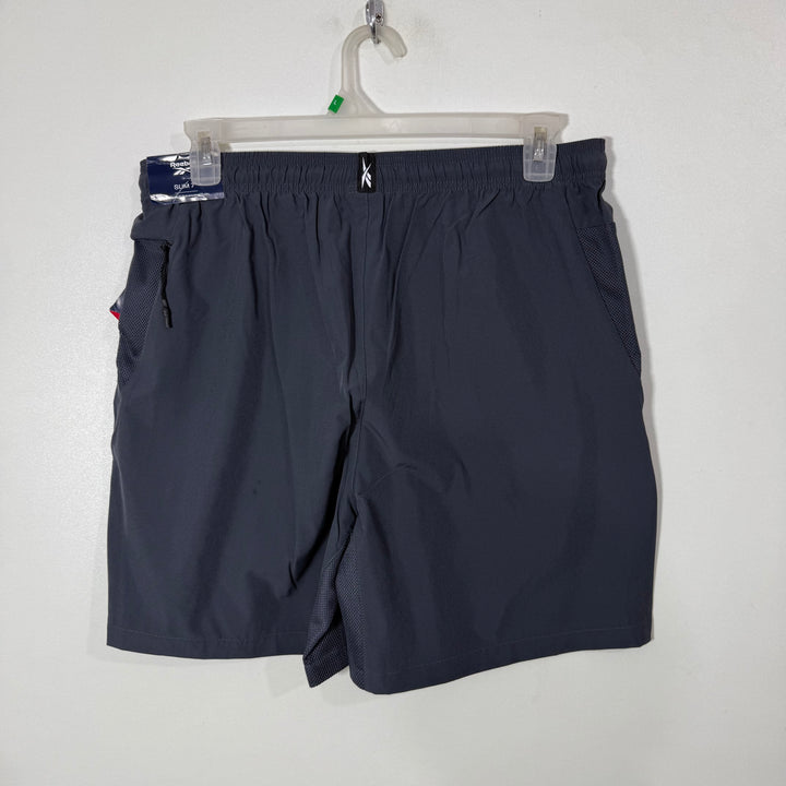 REEBOK HYBRID PARACHUTE TRAINING SHORT BRAND NEW GREY COLOUR