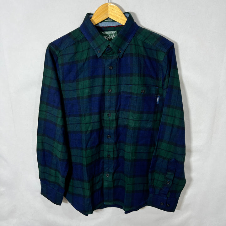 WOOLRICH BUTTON DOWN FLANNEL SHIRT