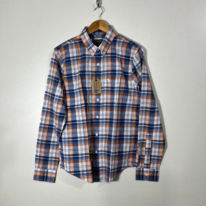 ABERCROMBIE &FITCH MUSCLE FIT BUTTON DOWN CASUAL COTTON SHIRT