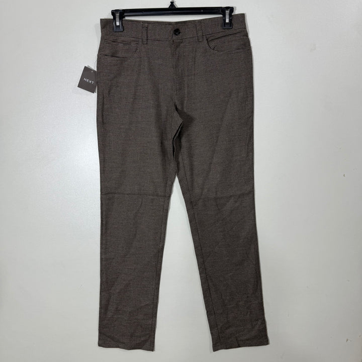 NEXT SLIM FIT CASUAL CHECKERED PANT BRAND NEW WITH STRETCH
