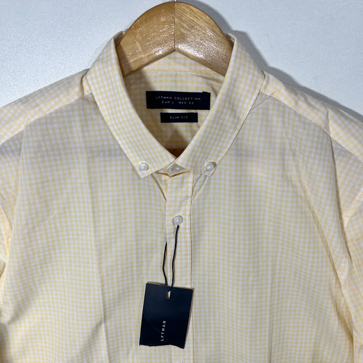 LFTMAN BUTTON DOWN CHECKERED SHIRT