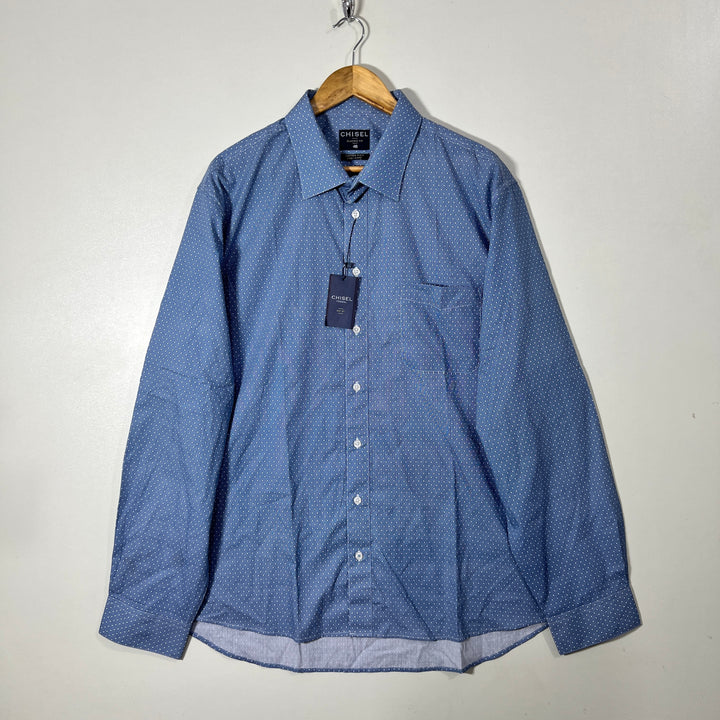 CHISEL SEMI FORMAL EASY CARE COTTON RICH SHIRT BRAND NEW