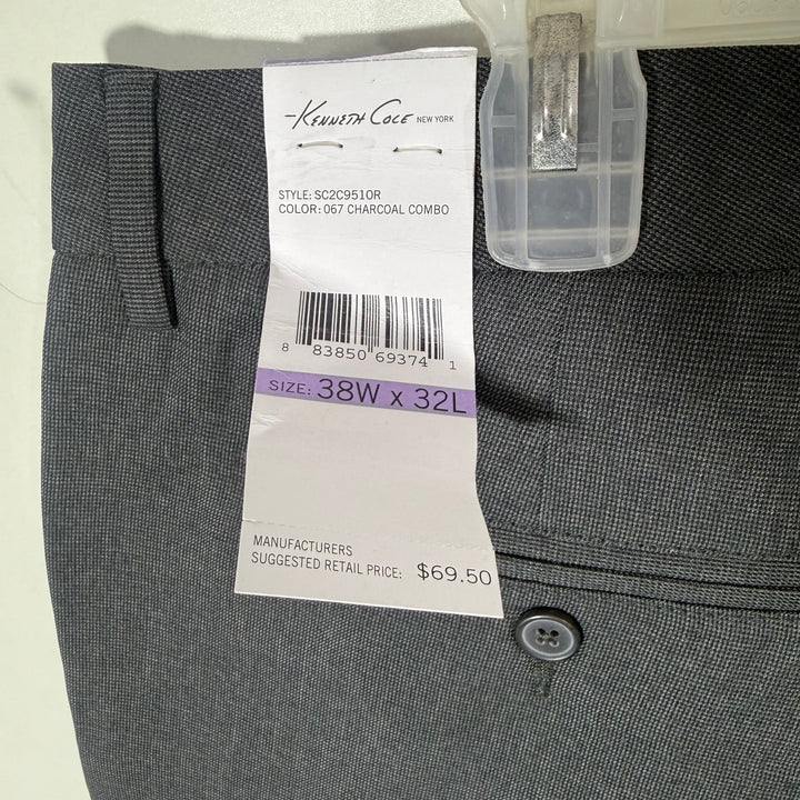 KENNETH COLE STRAIGHT FIT DRESS PANT BRAND NEW GREY COLOUR