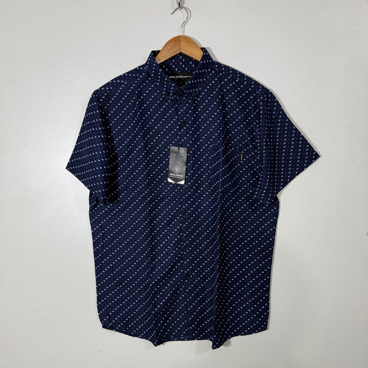 MOLOKAI SURF CO BUTTON DOWN HALF SLEEVES SHIRT BRAND NEW