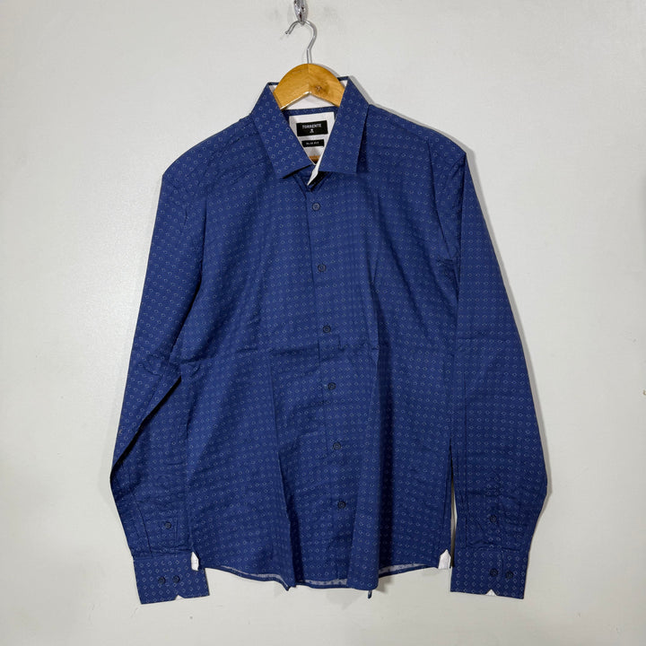 TORRENTE PRINTED SLIM FIT COTTON SHIRT