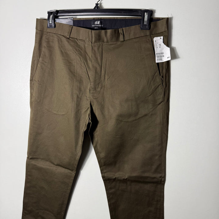 H&M SKINNY FIT COTTON CHINO PANT BRAND NEW WITH STRETCH