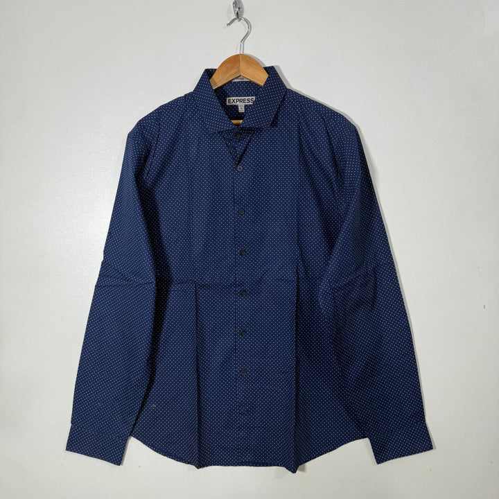 EXPRESS FITTED CASUAL COTTON SHIRT