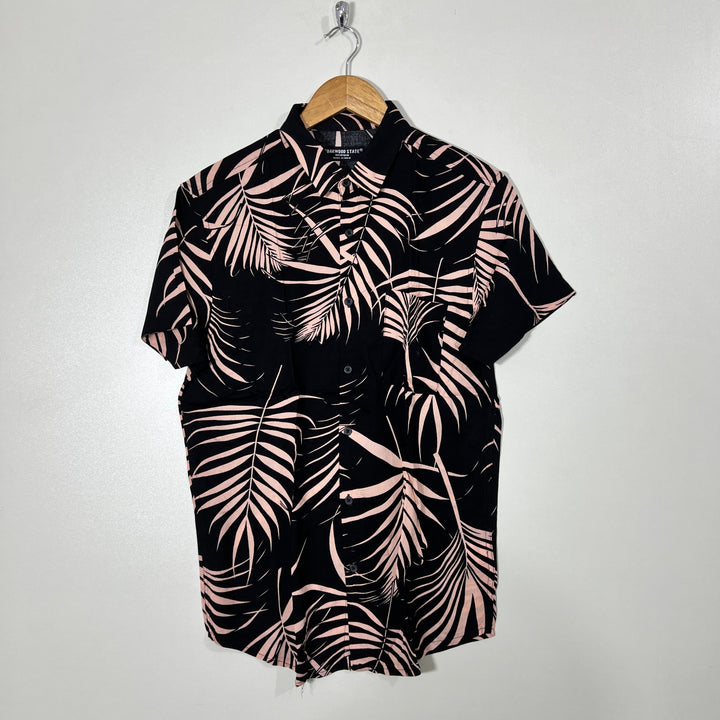 CEDAR WOOD STATE HALF SLEEVES HAWAI SHIRT