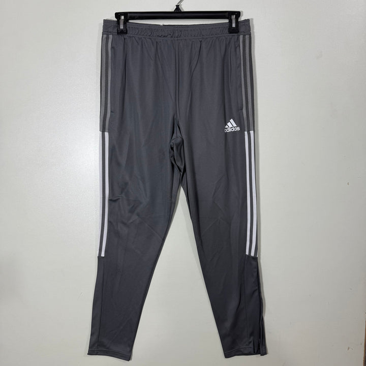 ADIDAS PRIMEGREEN AEROREADY SPORT TROUSER WITH SIDE ZIP POCKETS GREY COLOUR