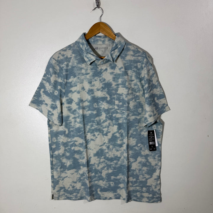 AMERICAN RAG PRINTED COTTON POLO TSHIRT