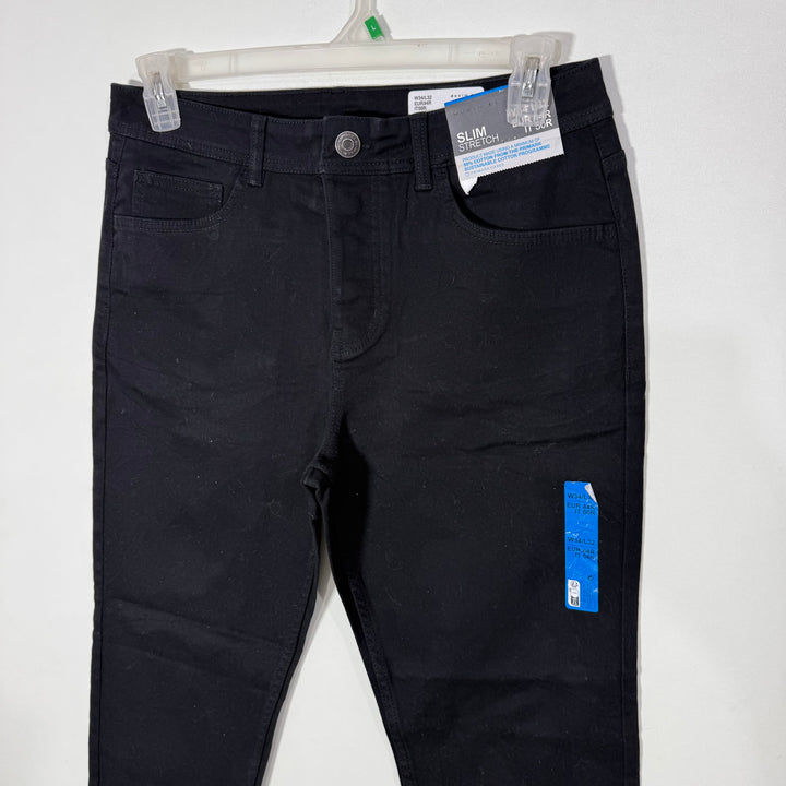 DENIM & CO SLIM FIT DENIM PANT BRAND NEW WITH STRETCH BLACK COLOUR