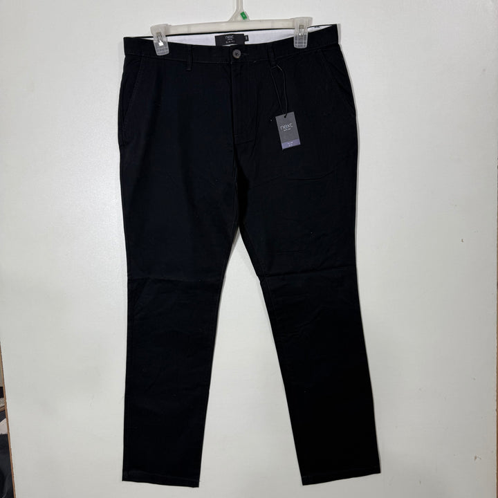 NEXT SLIM FIT COTTON CHINO PANT BRAND NEW WITHOUT STRETCH BLACK COLOUR