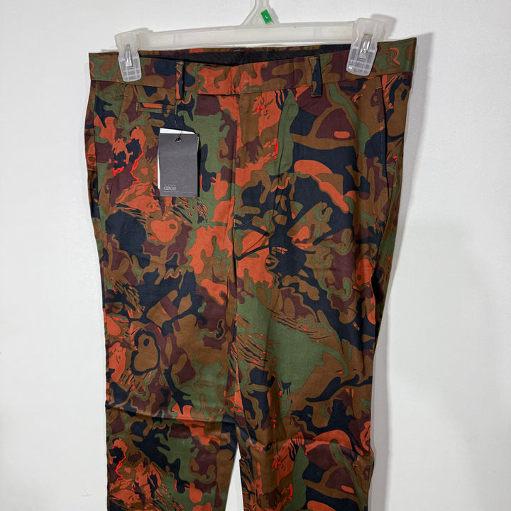 ASOS SLIM FIT PRINTED COTTON PANT BRAND NEW