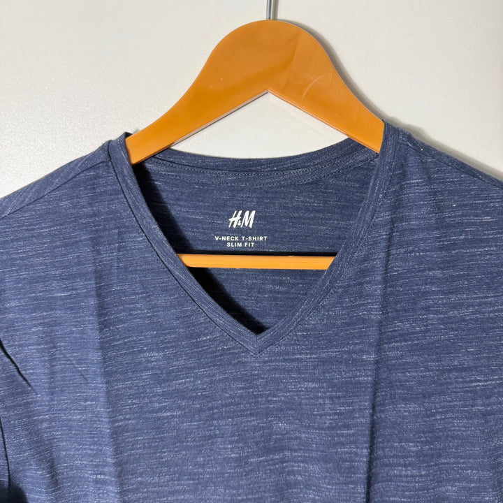 H&M V NECK COTTON TSHIRT