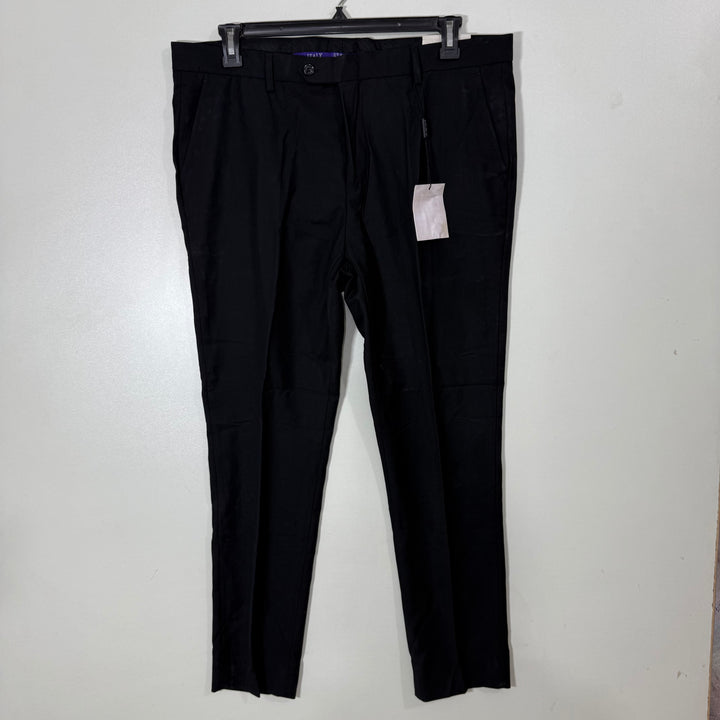 STATEMENT ITALY SLIM FIT DRESS PANT BRAND NEW WITHOUT STRETCH BLACK COLOUR WITHOUT STRETCH