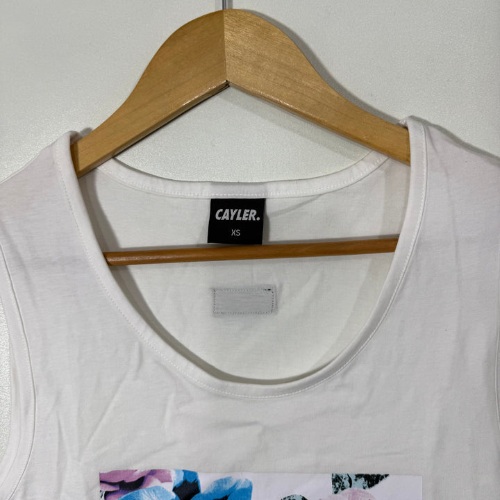 CAYLER SLEEVES LESS COTTON TSHIRT
