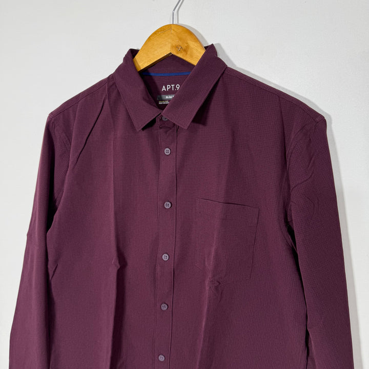 APT.9 PERFORMANCE SHIRT WITH STRETCH