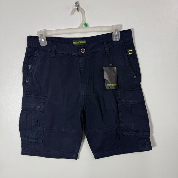 CHARBONNIER CARGO COTTON SHORT BRAND NEW BLUE COLOUR