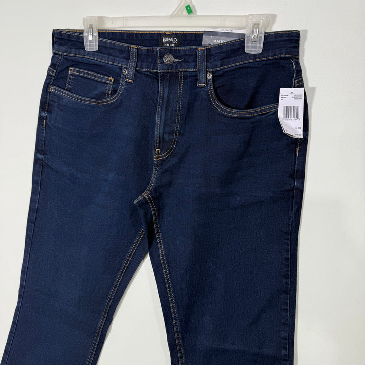 BUFFALO DAVID BITTON SLIM BOOT KING DENIM PANT BRAND NEW WITH STRETCH BLUE COLOUR