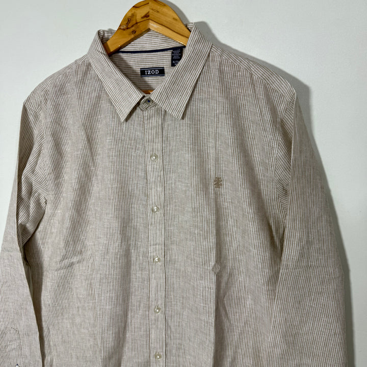 IZOD LINEN POLYESTER SHIRT