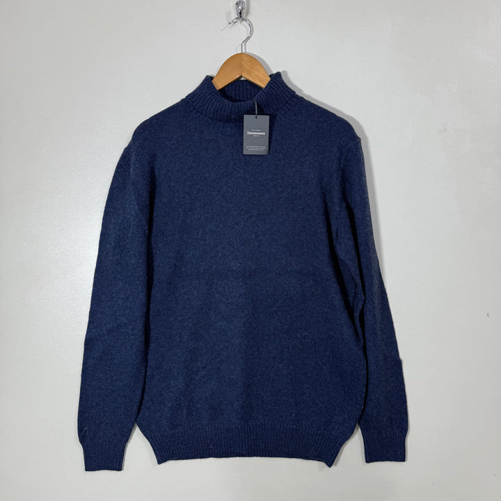 DRESSMANN LAMBSWOOL HIGH NECK COLLAR SWEATER BRAND NEW