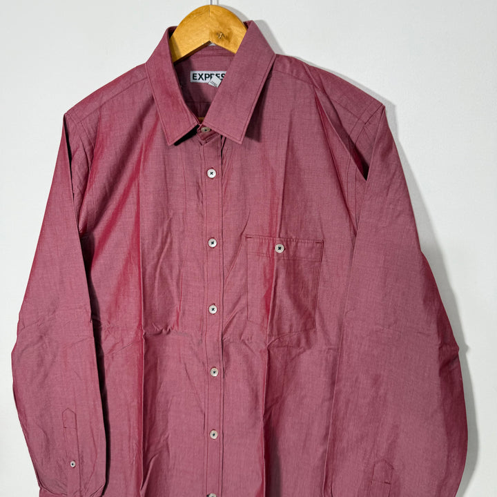 EXPRESS FITTED FORMAL COTTON SHIRT
