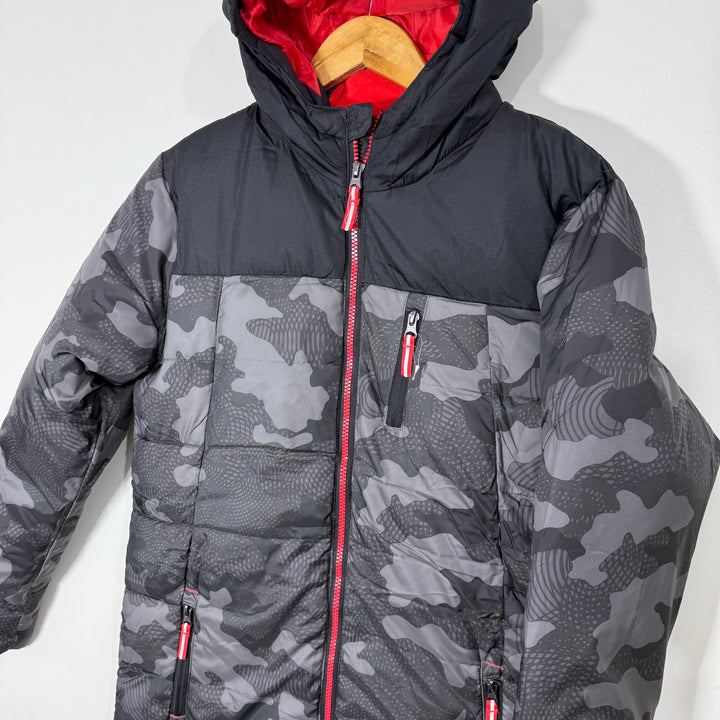CHAMPION CAMOUFLAGE PUFFER JACKET WITH HOOD