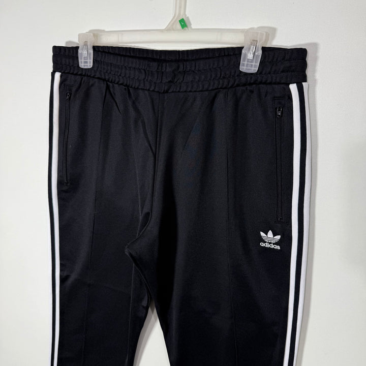 ADIDAS ORIGINALS SPORT TROUSER SIDE ZIP POCKETS BLACK FOLOUR