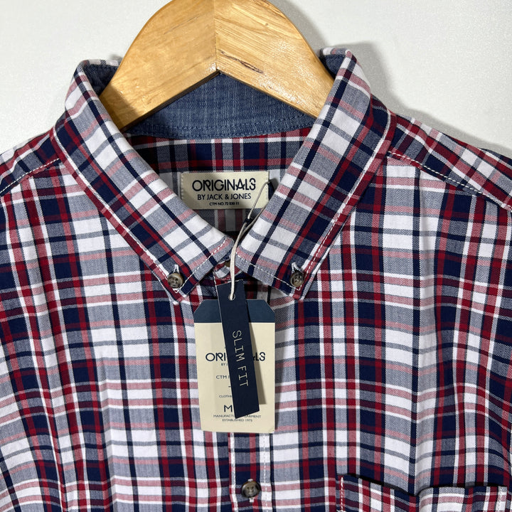 JACK & JONES BUTTON DOWN HALF SLEEVES SHIRT BRAND NEW