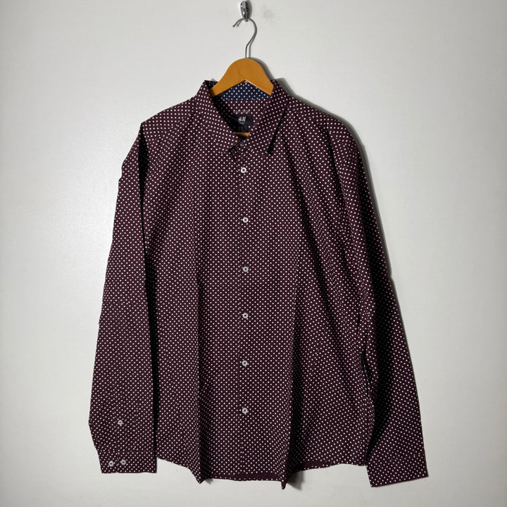 H&M SLIM FIT CASUAL  COTTON SHIRT