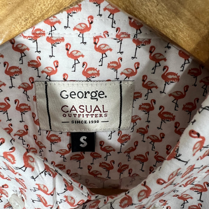 GEORGE BUTTON DOWN HALF SLEEVES SHIRT