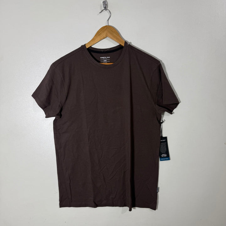 KENNETH COLE COTTON TSHIRT BROWN COLOUR