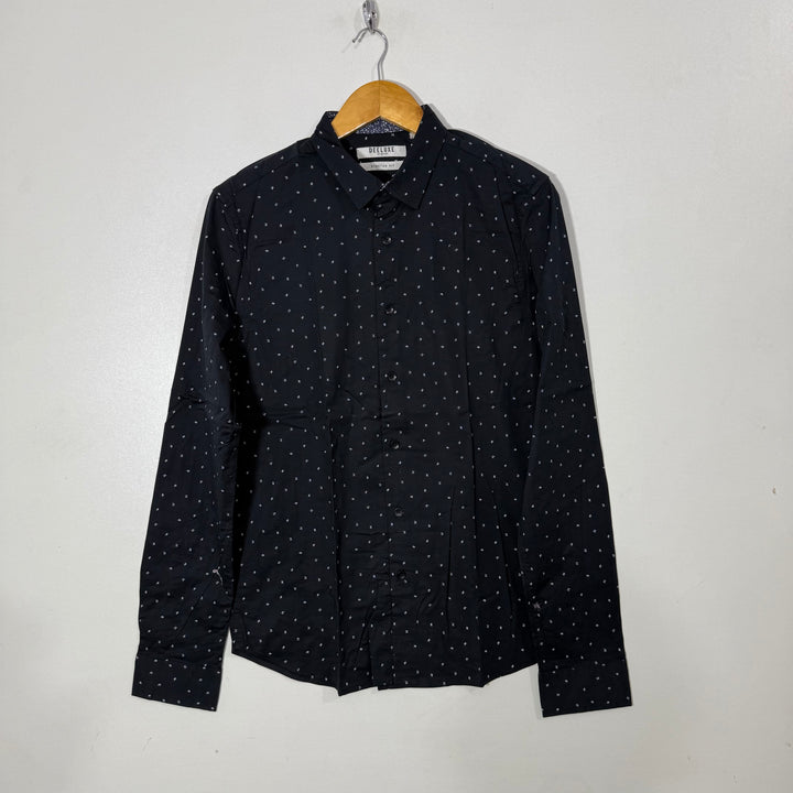 DEELUXE PRINTED COTTON SHIRT BRAND NEW WITH STRETCH