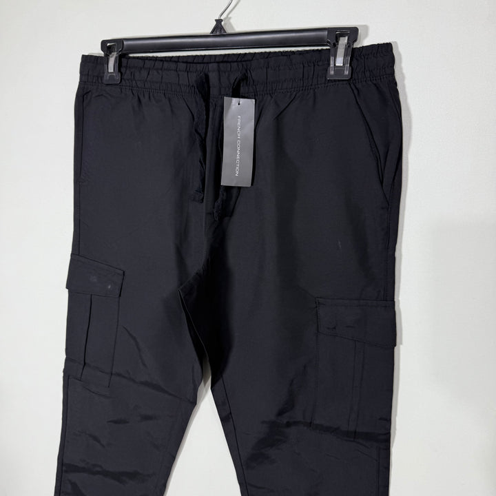 FRENCH CONNECTION PARACHUTE CARGO TROUSER BRAND NEW BLACK COLOUR