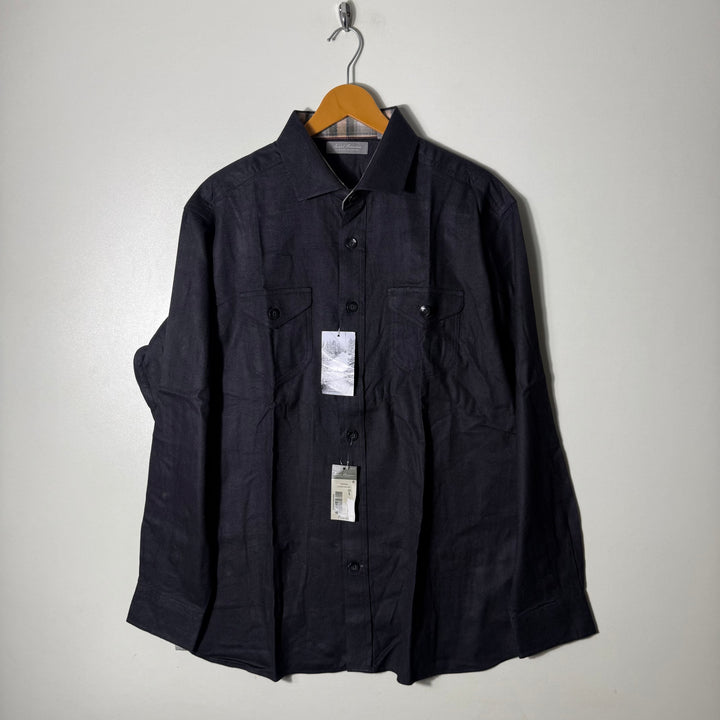 DANIEL CREMIEUX DOUBLE POCKET FLANNEL COTTON SHIRT BRAND NEW