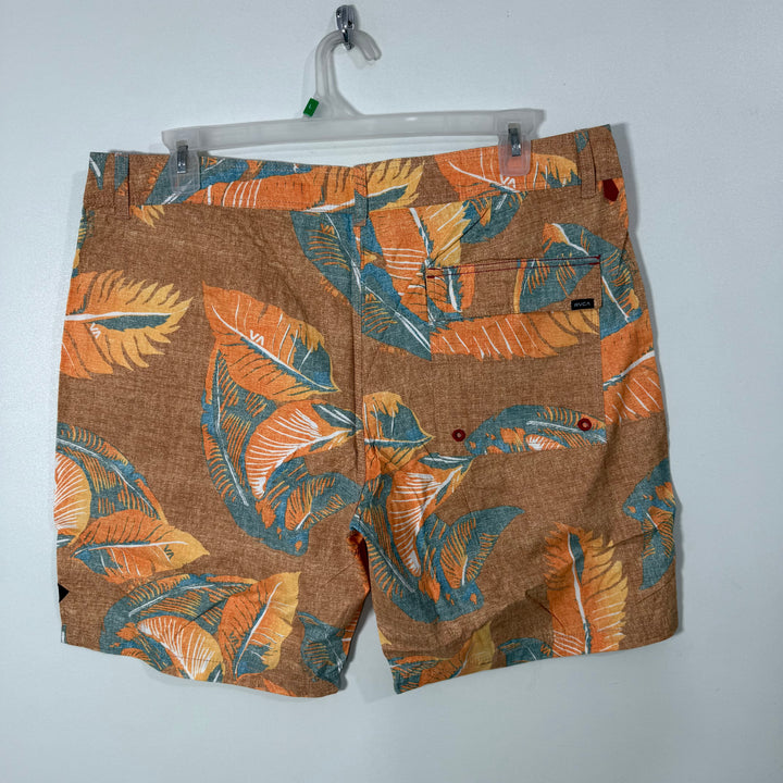 RVCA PRINTED COTTON SHORT