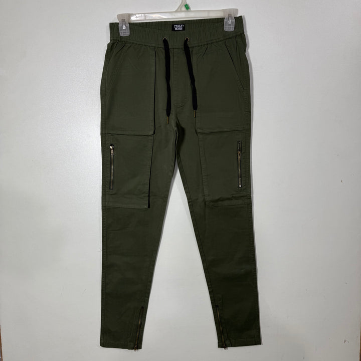 ITALY MORN SKINNY FIT CARGO COTTON PANT